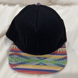 Neff Black and Multicolor Cap
